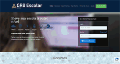 Desktop Screenshot of escolar.gr8.com.br