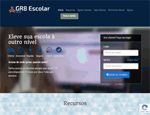 Tablet Screenshot of escolar.gr8.com.br